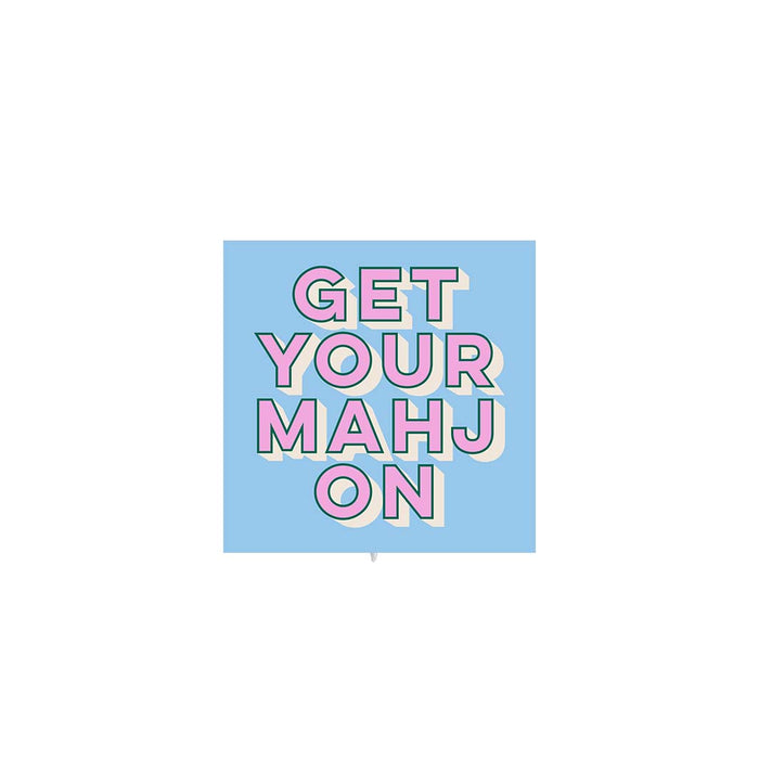 'Get Your Mahj On' Cocktail Napkins, Set of 20