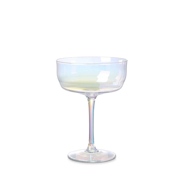10.8oz Deco Martini - Clear Iridescent