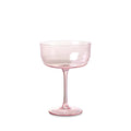 Pink Iridescent Martini Glass