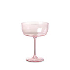 Pink Iridescent Martini Glass