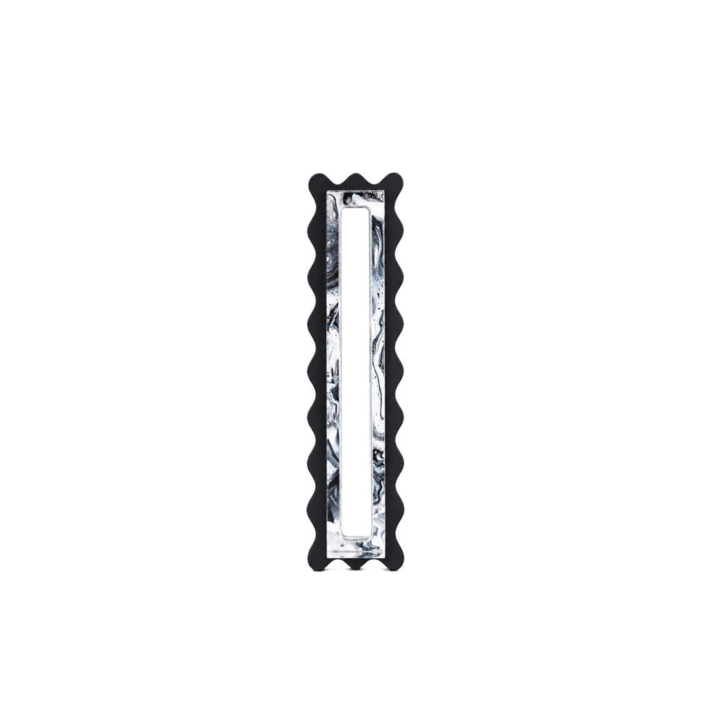 Midnight Marble Scalloped Mezuzah Case