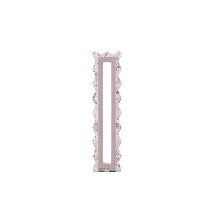 Mauve Terrazzo Scalloped Mezuzah Case