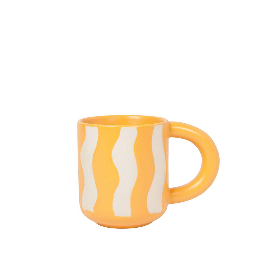 Mango Groovy Squiggle Mug, Multicolor