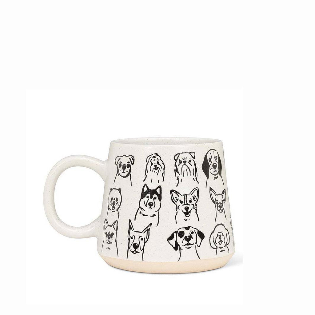 Dog Print Mug, 4 in.