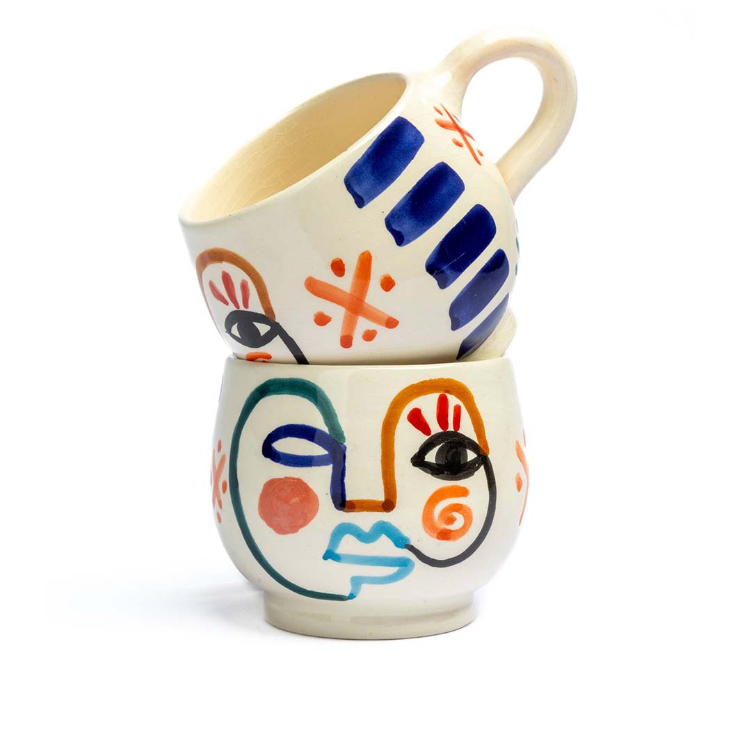 Moroccan Visage Ceramic Mug