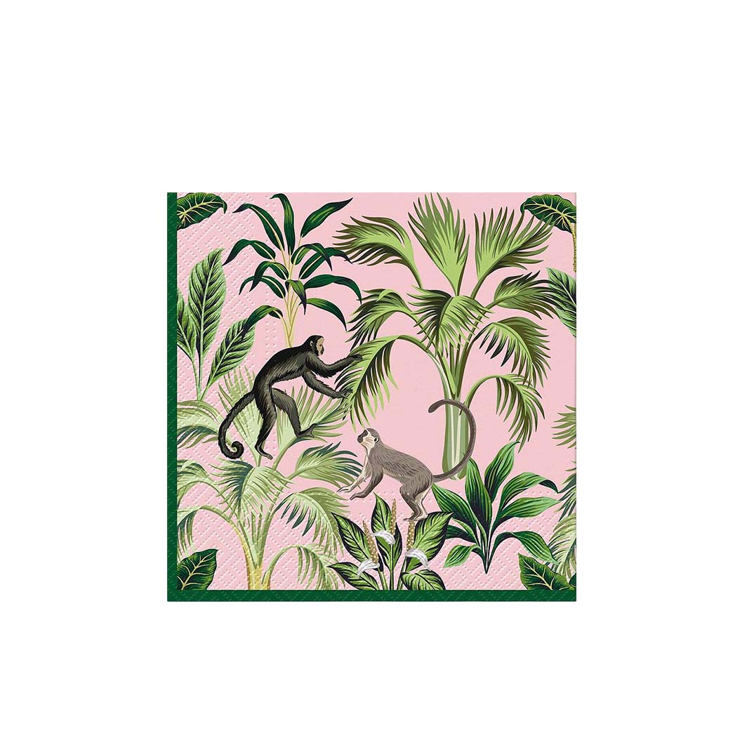 Monkey Fun Paper Napkins, Set of 20