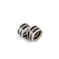 Panama Striped Resin Napkin Rings, Set