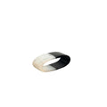 Black and White Pearl Napkin Rings, Set