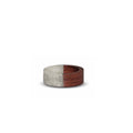 Wood and Pearl Napkin Rings, Set