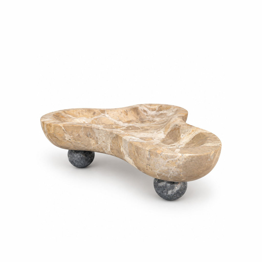 Octora White Marble Tray