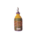 Yellow and Lilac Woven Oil Pourer