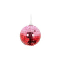 Pink & Red Ombre Mirror Ball Ornament