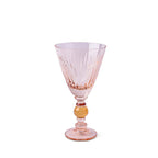 Pink & Orange Two-Tone Wine Glass