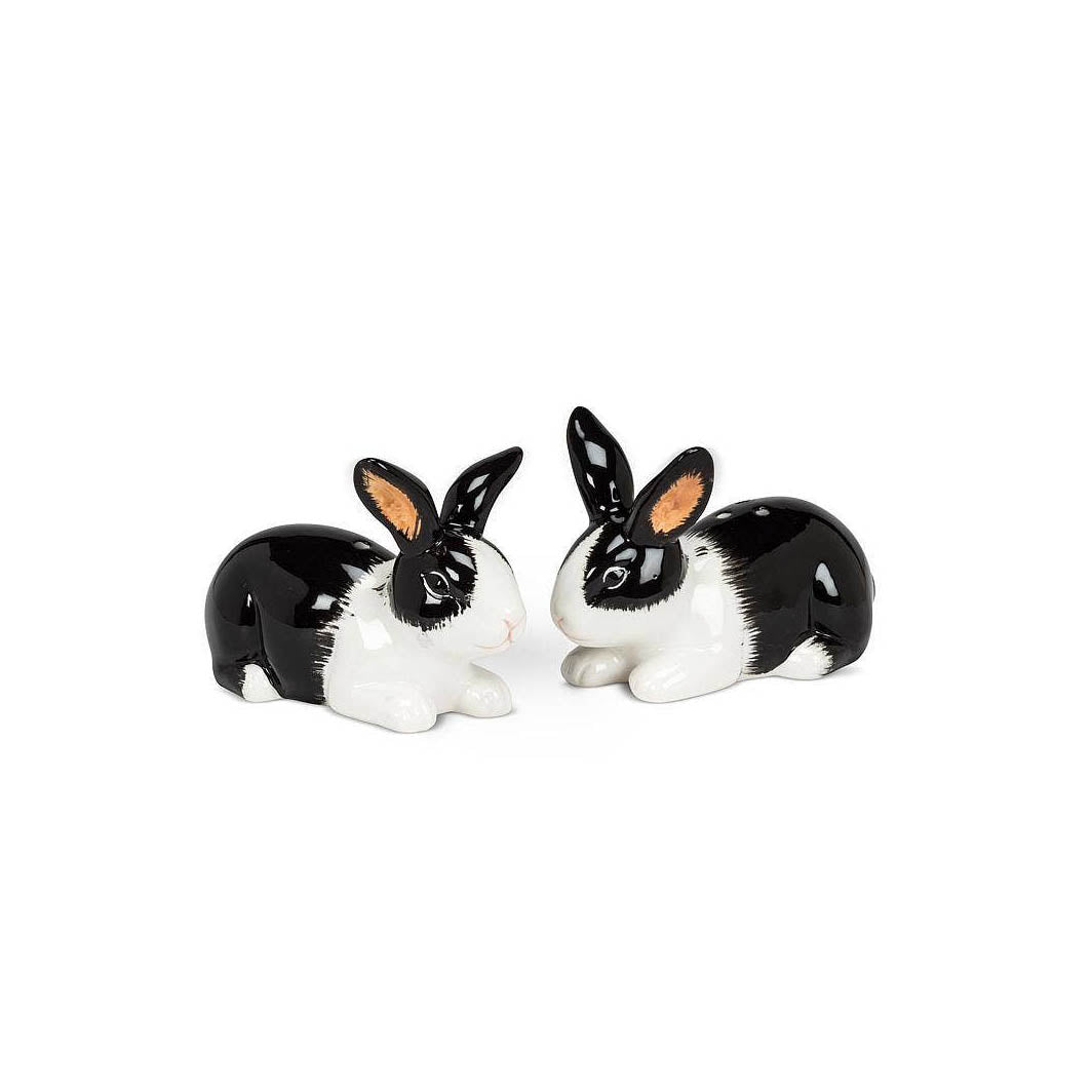 Dutch Rabbit Ceramic Salt & Pepper Shakers