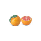 Orange Ceramic Salt & Pepper Shakers