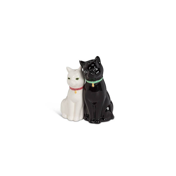 Cuddling Cats Ceramic Salt & Pepper Shakers