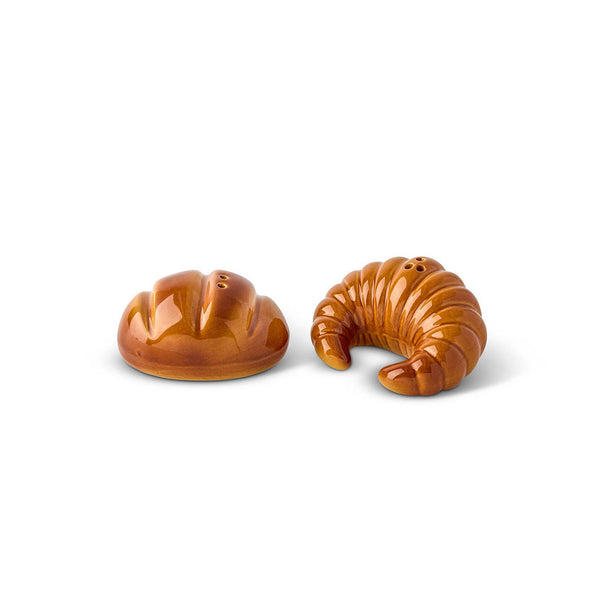 Croissant Ceramic Salt & Pepper Shakers