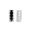 Black and White Bubble Salt and Pepper Shakers