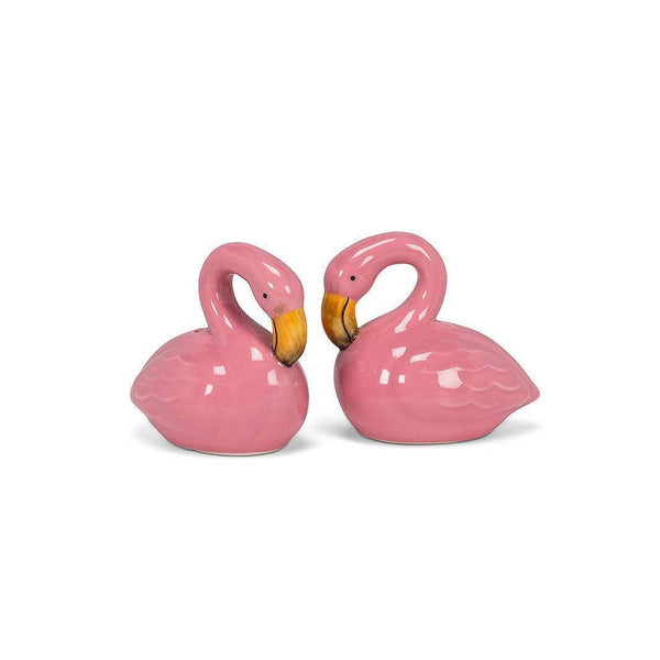 Flamingo Ceramic Salt & Pepper Shakers