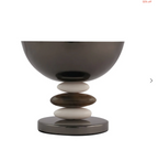 Midnight Pebble Nut Bowl Stand