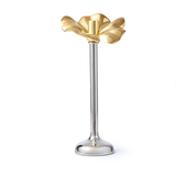 13" 2-Tone Flower Candle Holder