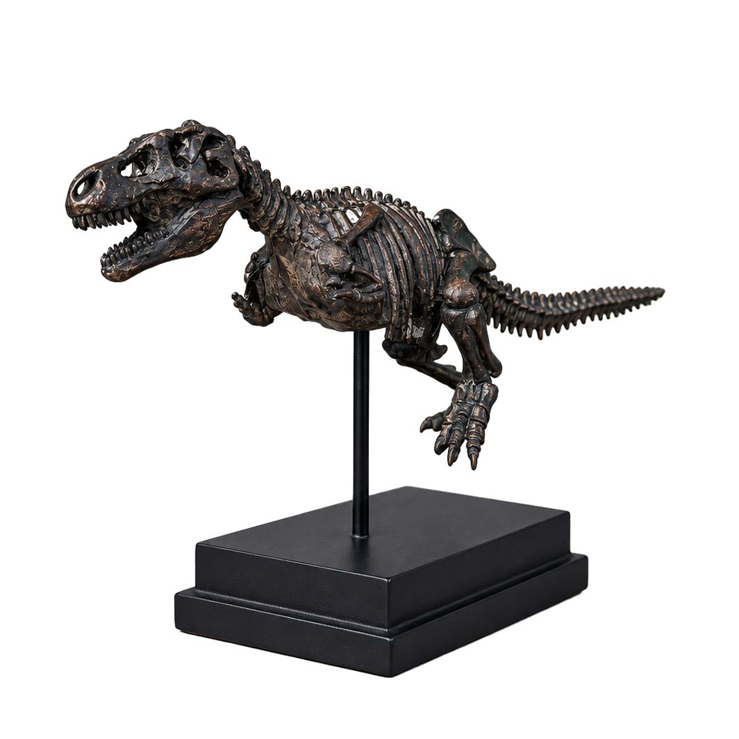 T-Rex Dinosaur Fossil On Base