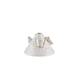 Porcelain Tapered Vase with Gold Butterflies