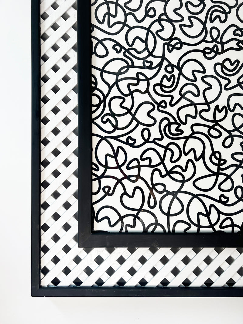 Limited Edition 'White & Black Squiggly'