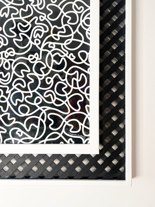 Limited Edition 'Black & White Squiggly'