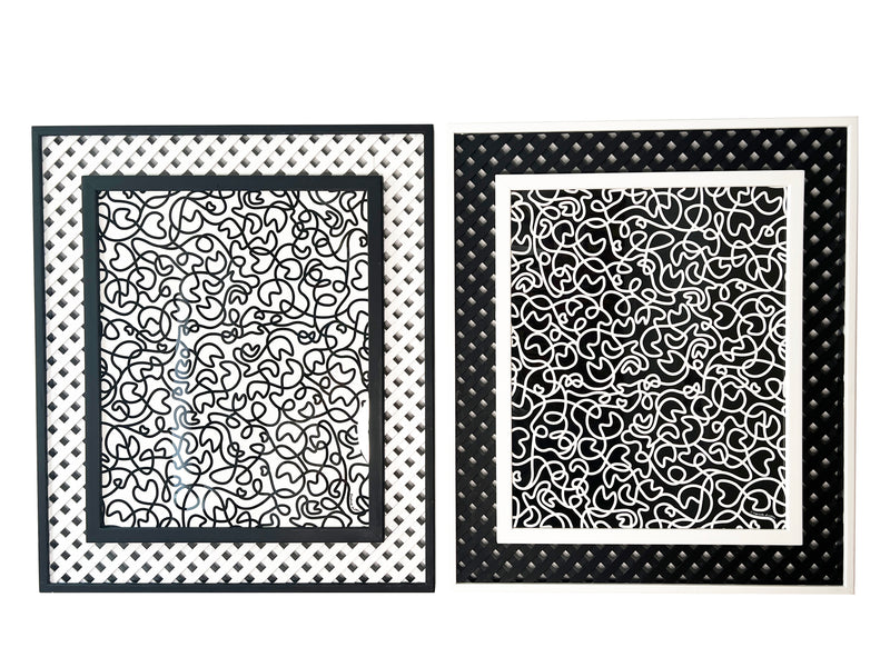 Limited Edition 'Black & White Squiggly'