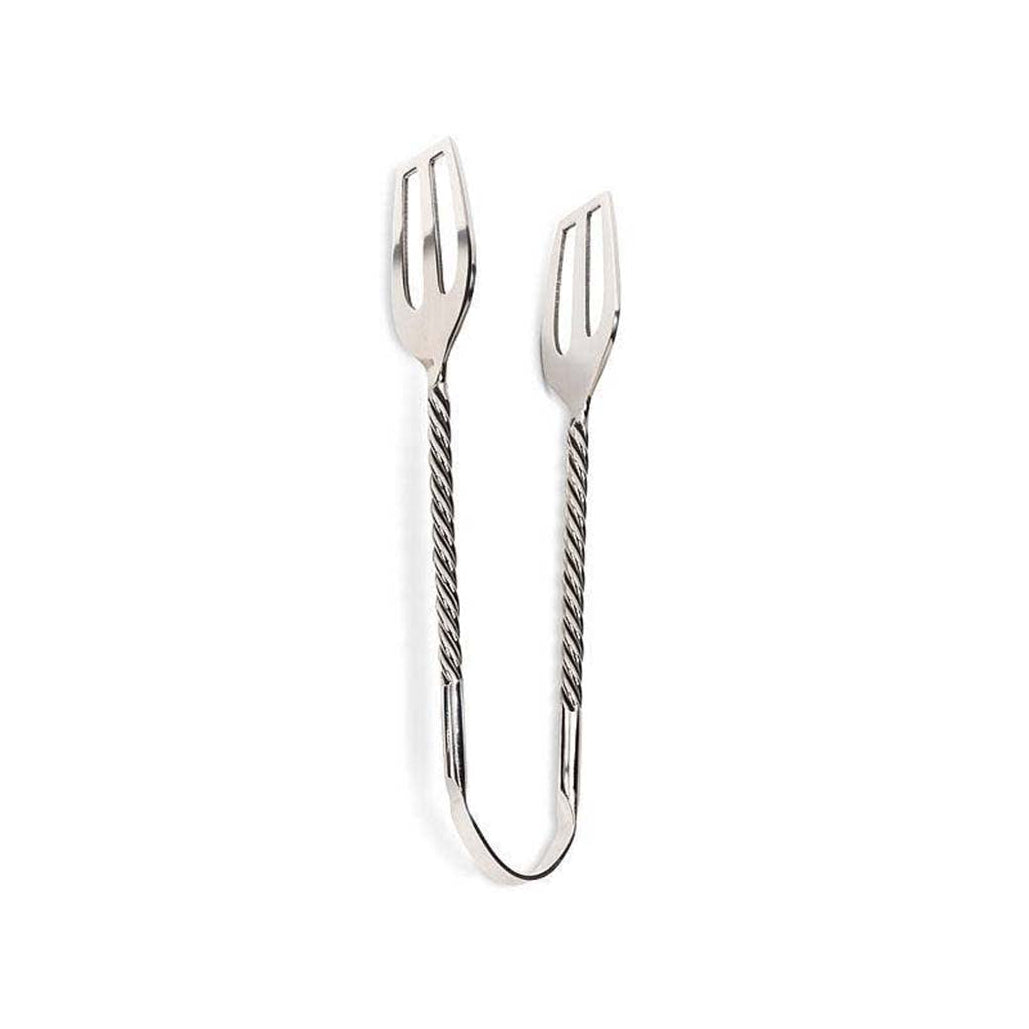 Twist Handle Stainless Steel Serving Tongs