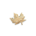 Gold Maple Leaf Catchall Tray