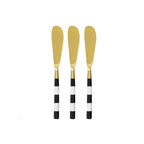 Marble-Handle Cheese Spreaders, Set of 3