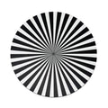 B&W Starburst Placemat Set, melamine dinnerware