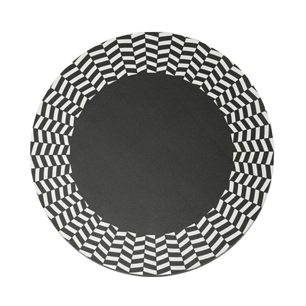 B&W Chevron Placemat Set, melamine dinnerware