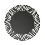 B&W Chevron Placemat Set, melamine dinnerware