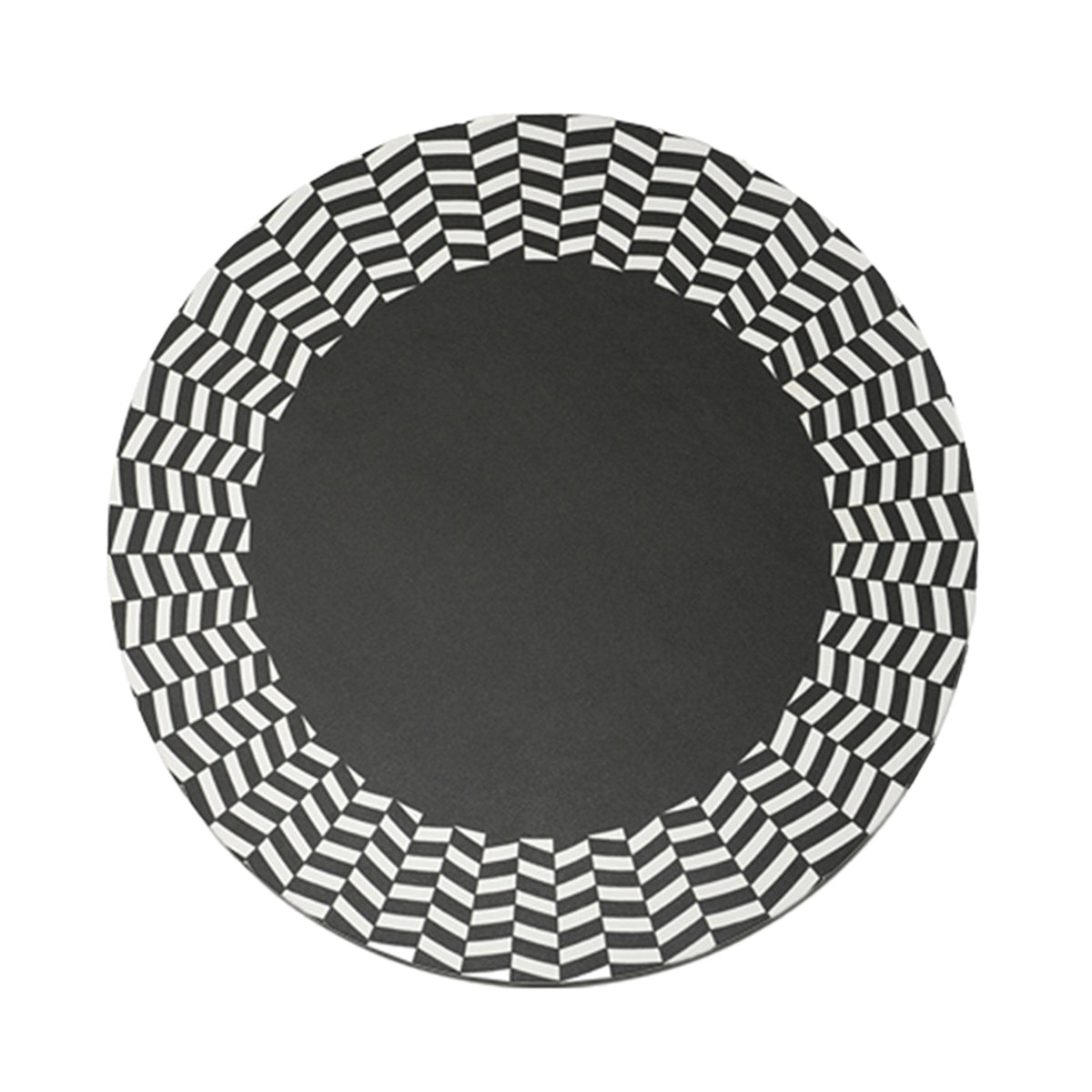 B&W Chevron Placemat Set, melamine dinnerware