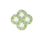 Pura Vida x Cream Floral Garden Vinyl Placemats, Set of 4