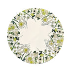 Cream Floral Garden Placemat Set, melamine dinnerware