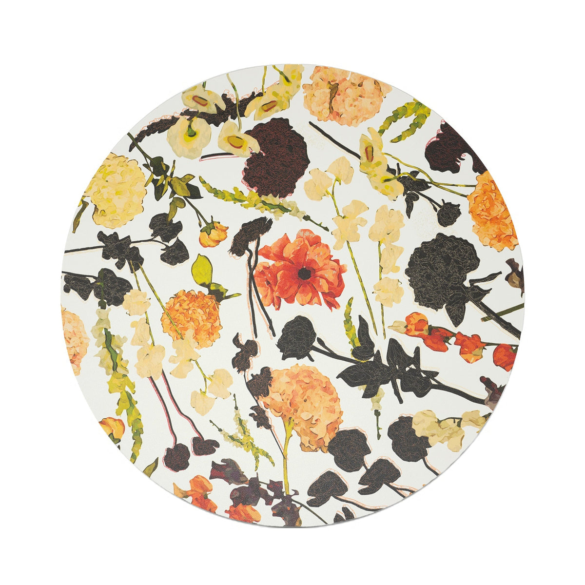 Auburn Bouquet Vinyl Placemats, Set of 4