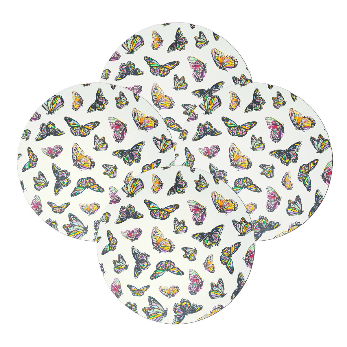 Butterflies Placemat Set set of four