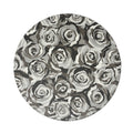 Greyscale Roses Placemat Set, melamine dinnerware