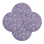 Navy Squiggly Placemat Set set of four