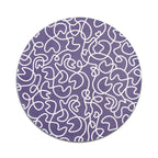 Navy Squiggly Placemat Set, melamine dinnerware