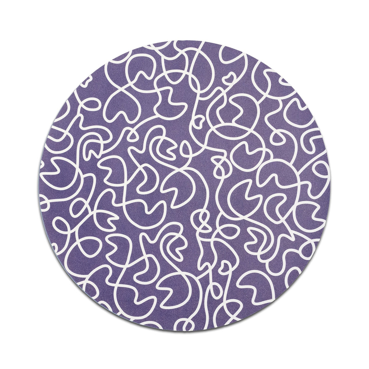 Navy Squiggly Placemat Set, melamine dinnerware