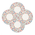 Multicolor Butterflies Placemat Set set of four