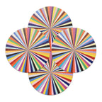 Multicolor Starburst Placemat Set set of four