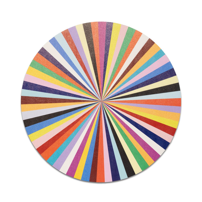 Multicolor Starburst Vinyl Placemats, Set of 4