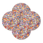 Multicolored Roses Placemat Set set of four