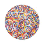 Multicolored Roses Placemat Set, melamine dinnerware
